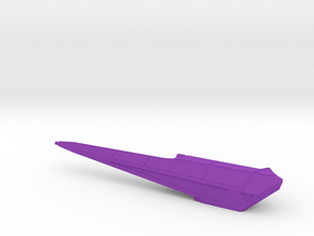 1/1000 Klingon TOS Battlecruiser Left Nacelle in Purple Smooth Versatile Plastic