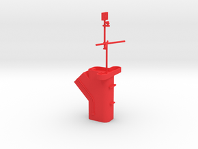 1/350 Masséna (1943) Funnel in Red Smooth Versatile Plastic