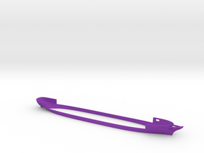 1/350 CSS Alabama Hull (Waterline) in Purple Smooth Versatile Plastic