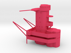 1/350 Masséna (1943) Superstructure in Pink Smooth Versatile Plastic