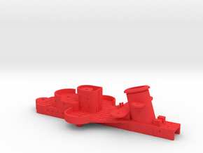 1/350 Shcherbakov Rear Superstructure in Red Smooth Versatile Plastic