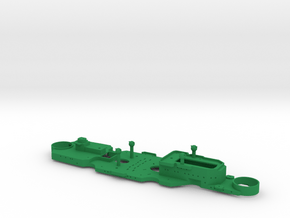 1/700 H44 Class Superstructure (w/out Planking) in Green Smooth Versatile Plastic