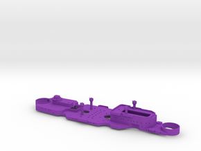 1/700 H44 Class Superstructure (w/out Planking) in Purple Smooth Versatile Plastic