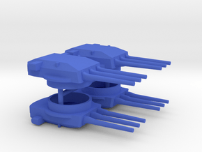 1/700 H-Klasse Triple Turrets in Blue Smooth Versatile Plastic