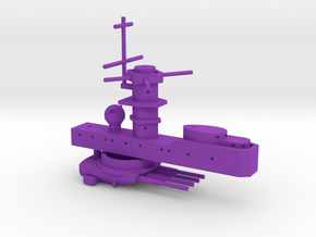 1/700 FlugDeckKreuzer AIV Superstructure in Purple Smooth Versatile Plastic