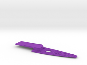 1/700 FlugDeckKreuzer AIV Bow Deck in Purple Smooth Versatile Plastic