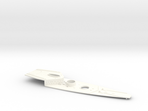 1/700 FlugDeckKreuzer AIIa Bow Deck (w/out Deck Pl in White Smooth Versatile Plastic