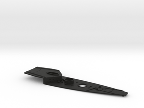 1/700 FlugDeckKreuzer AIIa Bow Deck (w/out Deck Pl in Black Smooth Versatile Plastic