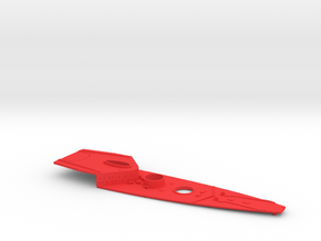 1/700 FlugDeckKreuzer AIIa Bow Deck (w/out Deck Pl in Red Smooth Versatile Plastic