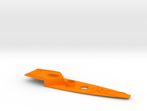 1/700 FlugDeckKreuzer AIIa Bow Deck (w/out Deck Pl in Orange Smooth Versatile Plastic