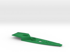 1/700 FlugDeckKreuzer AIIa Bow Deck (w/out Deck Pl in Green Smooth Versatile Plastic