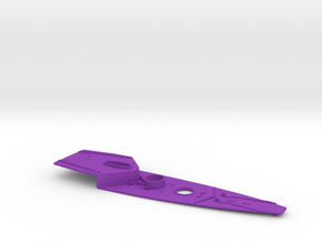 1/700 FlugDeckKreuzer AIIa Bow Deck (w/out Deck Pl in Purple Smooth Versatile Plastic