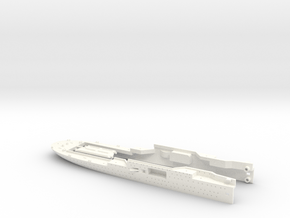 1/700 FlugDeckKreuzer AIIa Stern (w/out Deck Plank in White Smooth Versatile Plastic