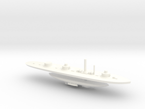 1/700 USS Roanoke & USS Keokuk in White Smooth Versatile Plastic