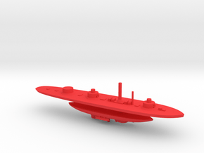 1/700 USS Roanoke & USS Keokuk in Red Smooth Versatile Plastic