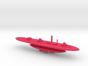 1/700 USS Roanoke & USS Keokuk in Pink Smooth Versatile Plastic