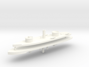 1/700 USS Onondaga & Miantonomoh Class Monitors in White Smooth Versatile Plastic