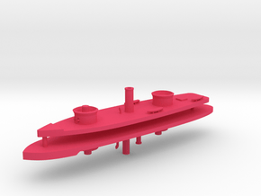1/700 USS Onondaga & Miantonomoh Class Monitors in Pink Smooth Versatile Plastic