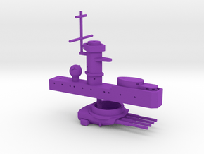 1/700 FlugDeckKreuzer AII Superstr. & Main Turret in Purple Smooth Versatile Plastic