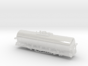 N Gauge 40T Bogie Caustic Soda Tanker in Clear Ultra Fine Detail Plastic