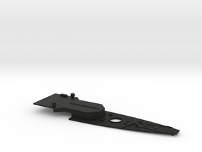 1/700 FlugDeckKreuzer AII Bow Deck in Black Smooth Versatile Plastic