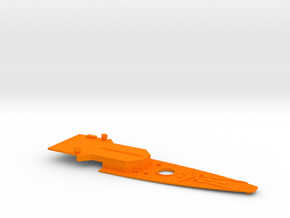 1/700 FlugDeckKreuzer AII Bow Deck in Orange Smooth Versatile Plastic