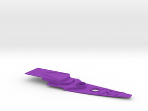 1/700 FlugDeckKreuzer AIII Bow Deck (w/out Deck Pl in Purple Smooth Versatile Plastic
