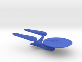 Enterprise-A (Beyond) / 7.6cm - 3in in Blue Smooth Versatile Plastic