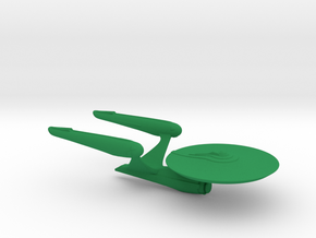 Enterprise-A (Beyond) / 7.6cm - 3in in Green Smooth Versatile Plastic