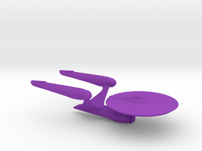 Enterprise-A (Beyond) / 7.6cm - 3in in Purple Smooth Versatile Plastic