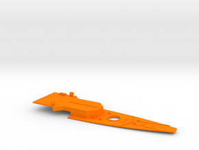 1/700 FlugDeckKreuzer AII Bow Deck (w/out Deck Pla in Orange Smooth Versatile Plastic