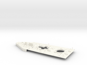 1/350 HMS Queen Mary Upper Deck Rear in White Smooth Versatile Plastic