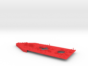 1/350 HMS Queen Mary Upper Deck Rear in Red Smooth Versatile Plastic