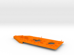 1/350 HMS Queen Mary Upper Deck Rear in Orange Smooth Versatile Plastic