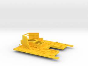 1/350 HMS Queen Mary Upper Deck Front in Yellow Smooth Versatile Plastic