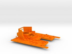 1/350 HMS Queen Mary Upper Deck Front in Orange Smooth Versatile Plastic