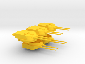 1/350 SMS Friedrich der Grosse Turrets & Boats in Yellow Smooth Versatile Plastic