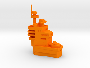 1/700 G3 Battlecruiser Superstructure in Orange Smooth Versatile Plastic