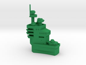 1/700 G3 Battlecruiser Superstructure in Green Smooth Versatile Plastic