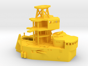 1/350 SMS Friedrich der Grosse Forward Superstr. in Yellow Smooth Versatile Plastic