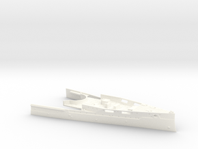 1/350 SMS Friedrich der Grosse Bow Waterline in White Smooth Versatile Plastic