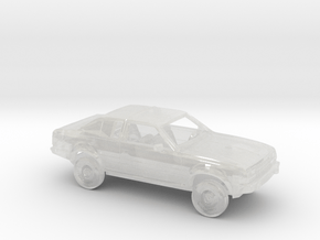 1/160 1980-87 AMC Eagle Coupe Kit in Clear Ultra Fine Detail Plastic