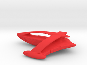 Collector Ship / 6.2cm - 2.4in in Red Smooth Versatile Plastic