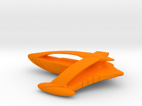 Collector Ship / 6.2cm - 2.4in in Orange Smooth Versatile Plastic