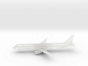 Airbus A321P2F in Clear Ultra Fine Detail Plastic: 1:600