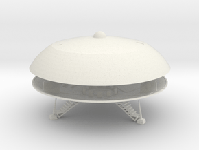 Maglev J VII Larger Dome Fins Landing Gear Deep Lo in White Natural Versatile Plastic