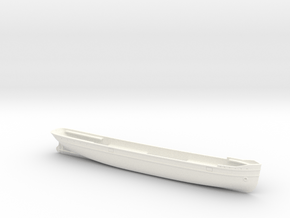 1/350 CSS Tallahassee Hull in White Smooth Versatile Plastic