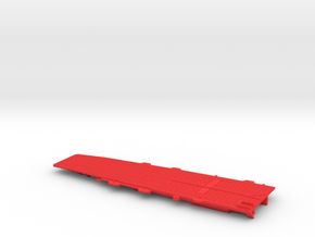 1/600 Carrier Seydlitz (Weser) Hangar Deck Rear in Red Smooth Versatile Plastic