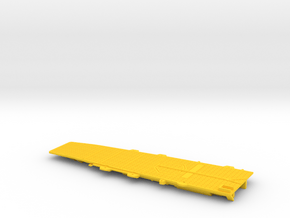 1/600 Carrier Seydlitz (Weser) Hangar Deck Rear in Yellow Smooth Versatile Plastic