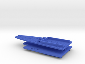 1/600 Light Carrier Seydlitz (Weser) Stern Deck in Blue Smooth Versatile Plastic